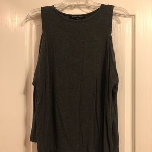 Jasmine and Juliana Open Shoulder Shirt